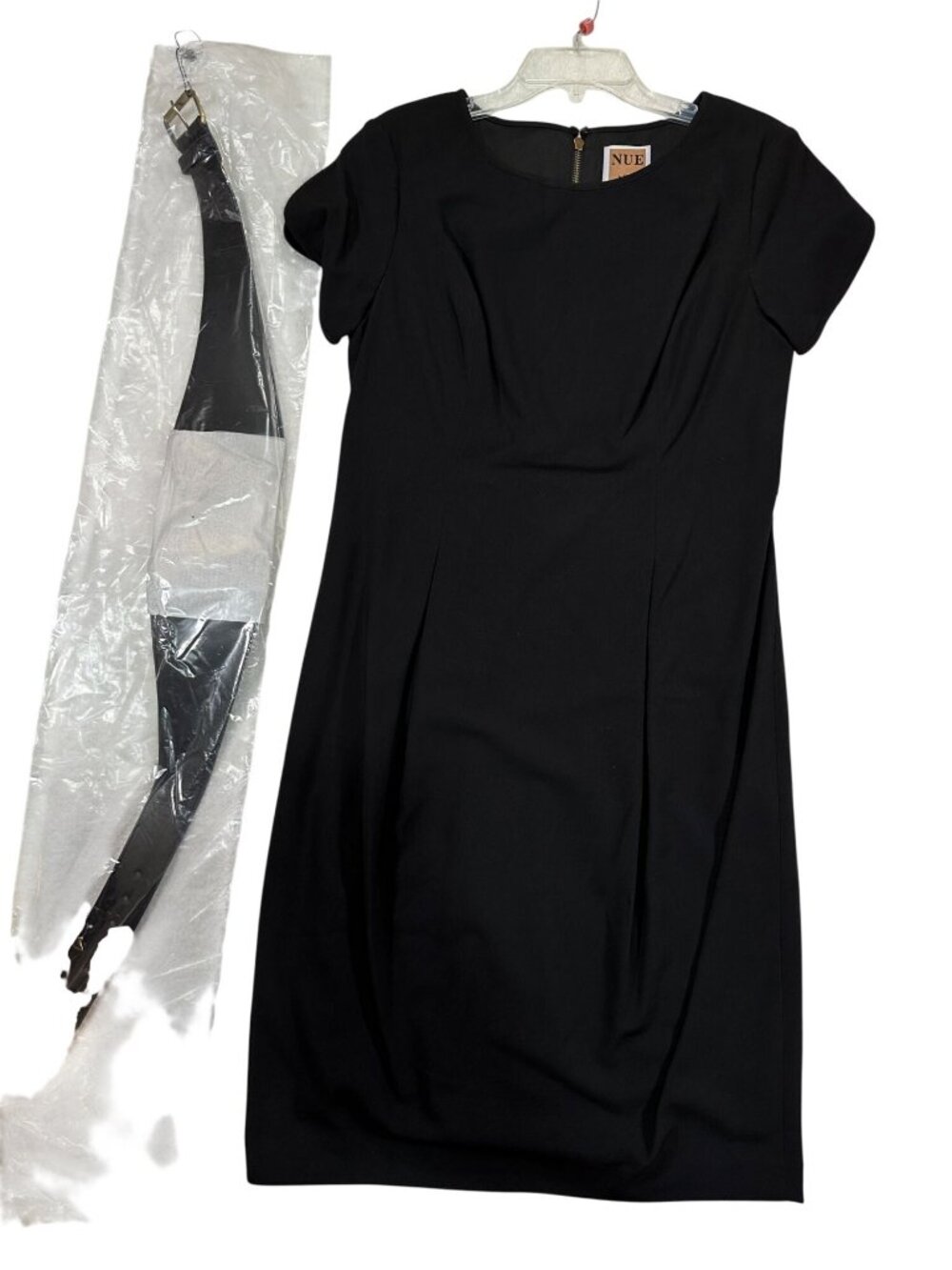 Nue By Shani Womens Black Midi Dress With Built-In Body Architecture US 10